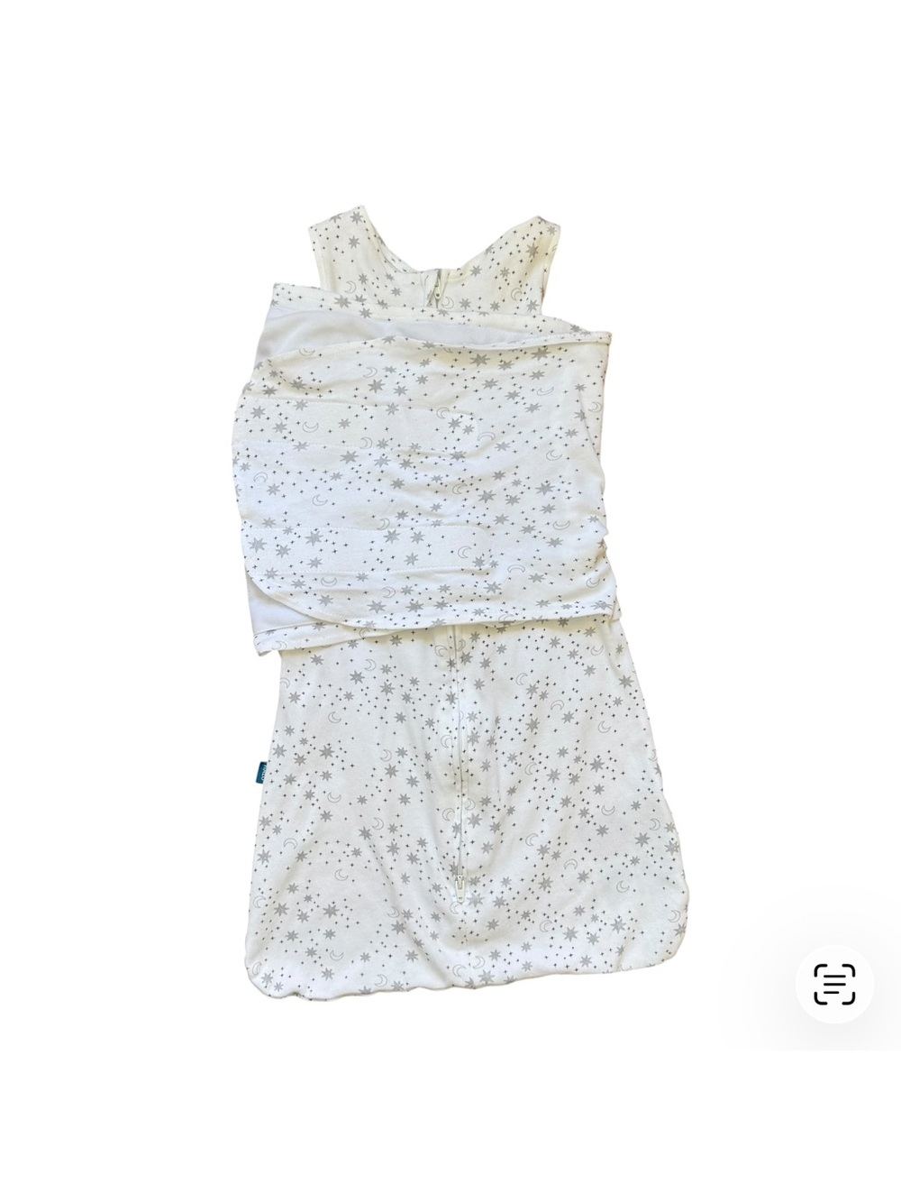 Halo Sleep Sack Swaddle 3-6 Months Midnight Moons Print Adjustable Swaddle Wrap